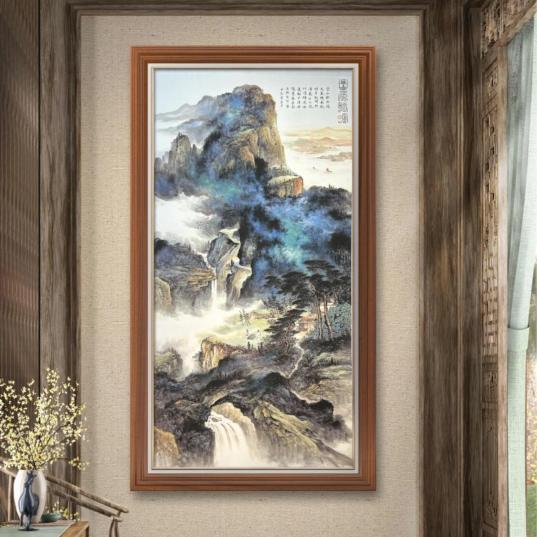 李良才先生原创作品《山居秋暝》