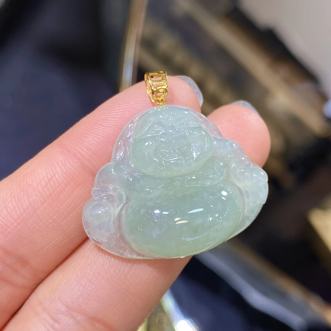 天然缅甸A货佛公吊坠（多样发其一）