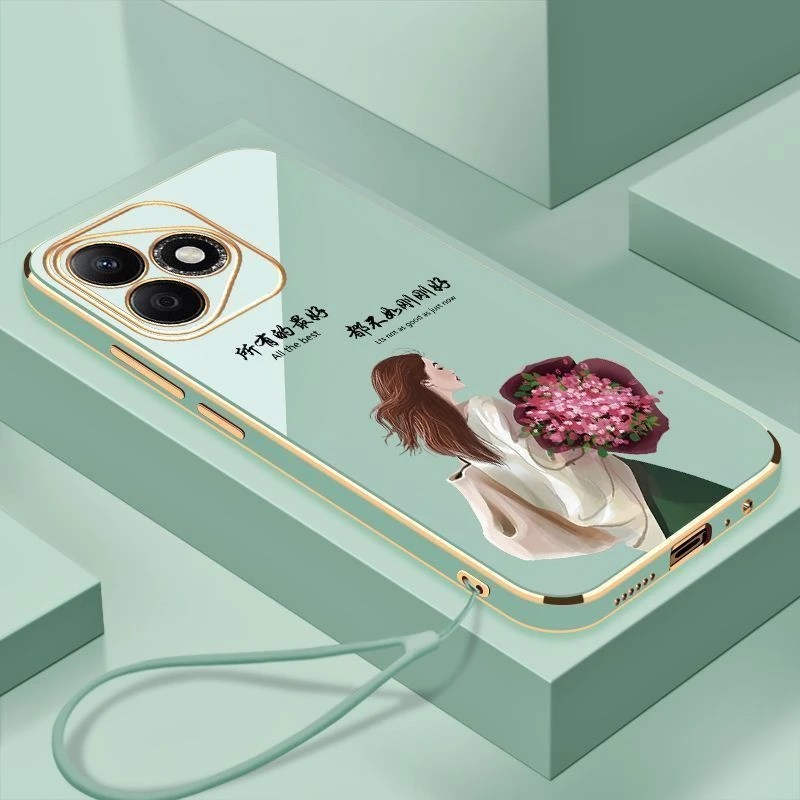 适用荣耀X60i手机壳全包硅胶防摔honor个性创意生活是自己的软壳.