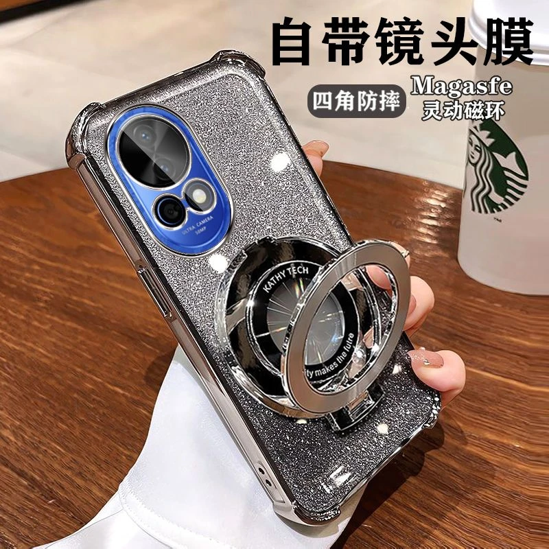 适用华为nova12新款全包nove12pro自带镜头膜FIN—AL60防摔手机壳.