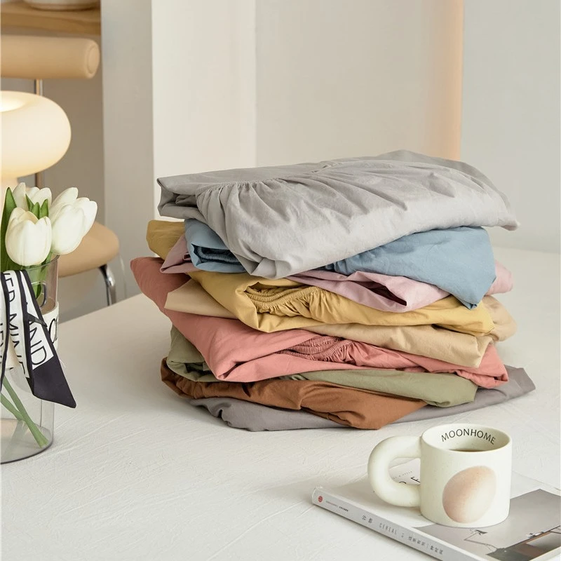 40S单品彩虹糖系列床笠高密度床罩100棉全包床单席梦思床垫保护罩