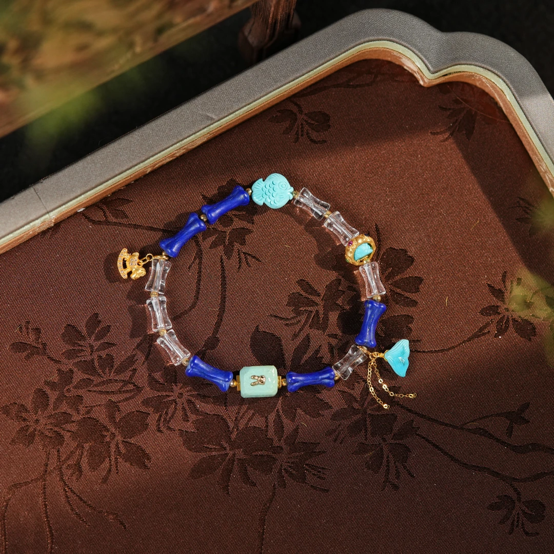 左边婷姐丨青金石手串 （B1278）