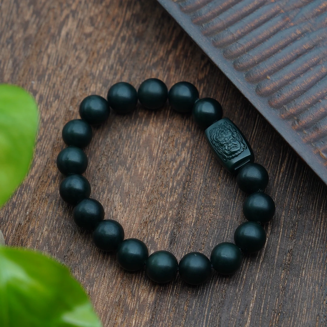 【左边婷姐】新疆和田玉手串朱亚文同款塔青特细手串（多样性发其一）