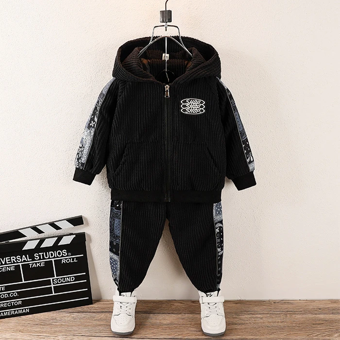 男童春秋款帅气套装洋气2025新款秋季儿童开衫休闲两件套潮款童装