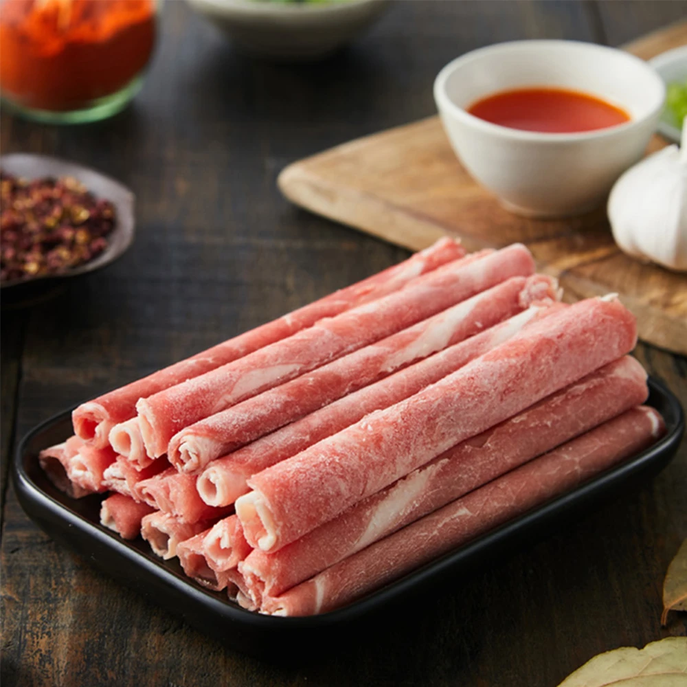 恒都 谷饲原切内蒙肥牛卷1kg*2