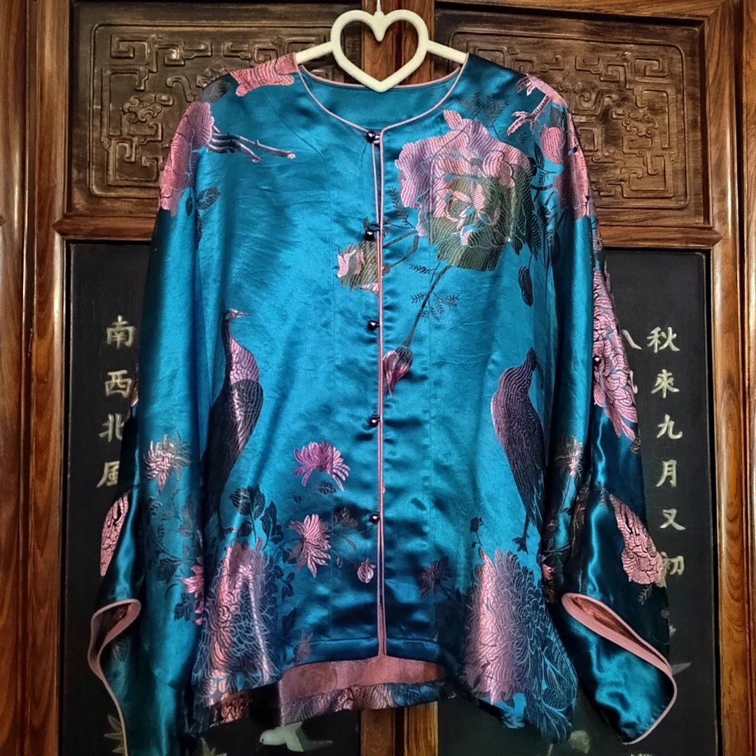 对开灯笼袖（桑蚕丝老软缎·织锦）