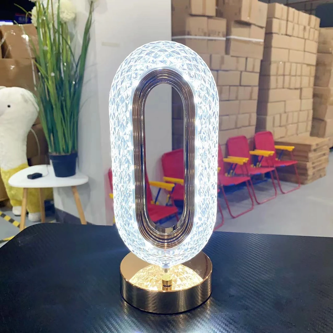 定制款！水晶台灯