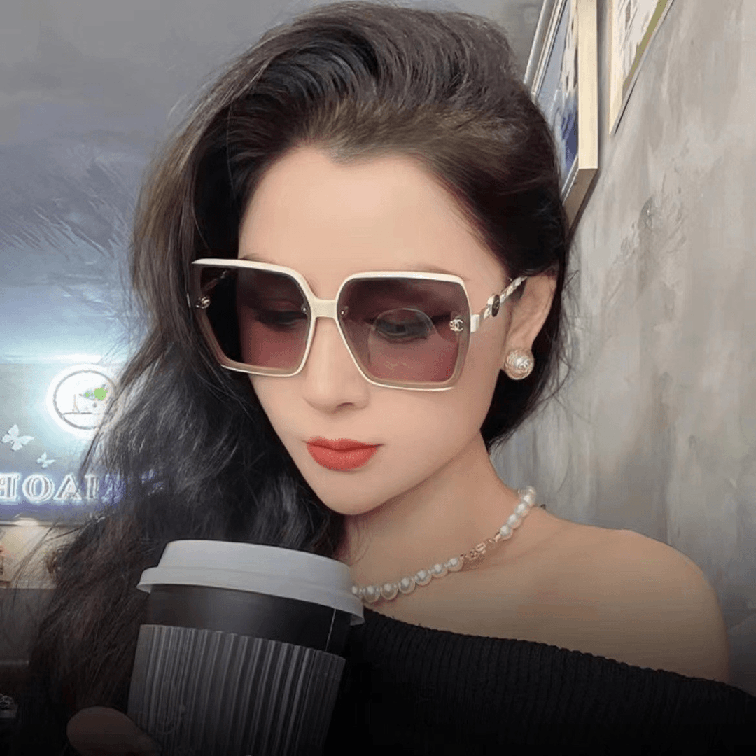 kafa/卡法 2024新款时尚轻奢时尚太阳眼镜女百搭偏光墨镜高级感显瘦女大框镜