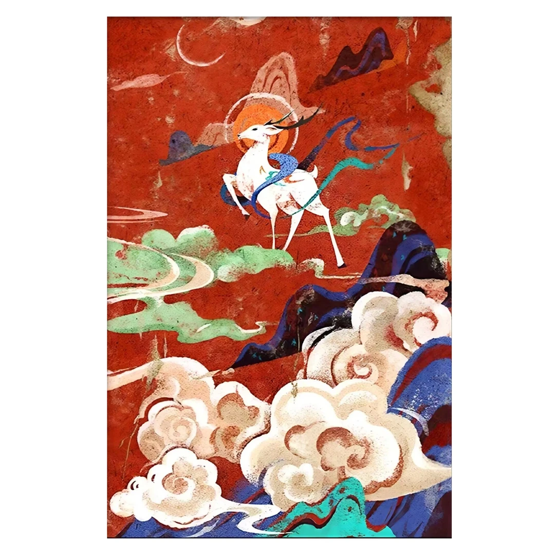 《遥望》中式软硅藻泥入户门垫吸水防滑长方形，遥望