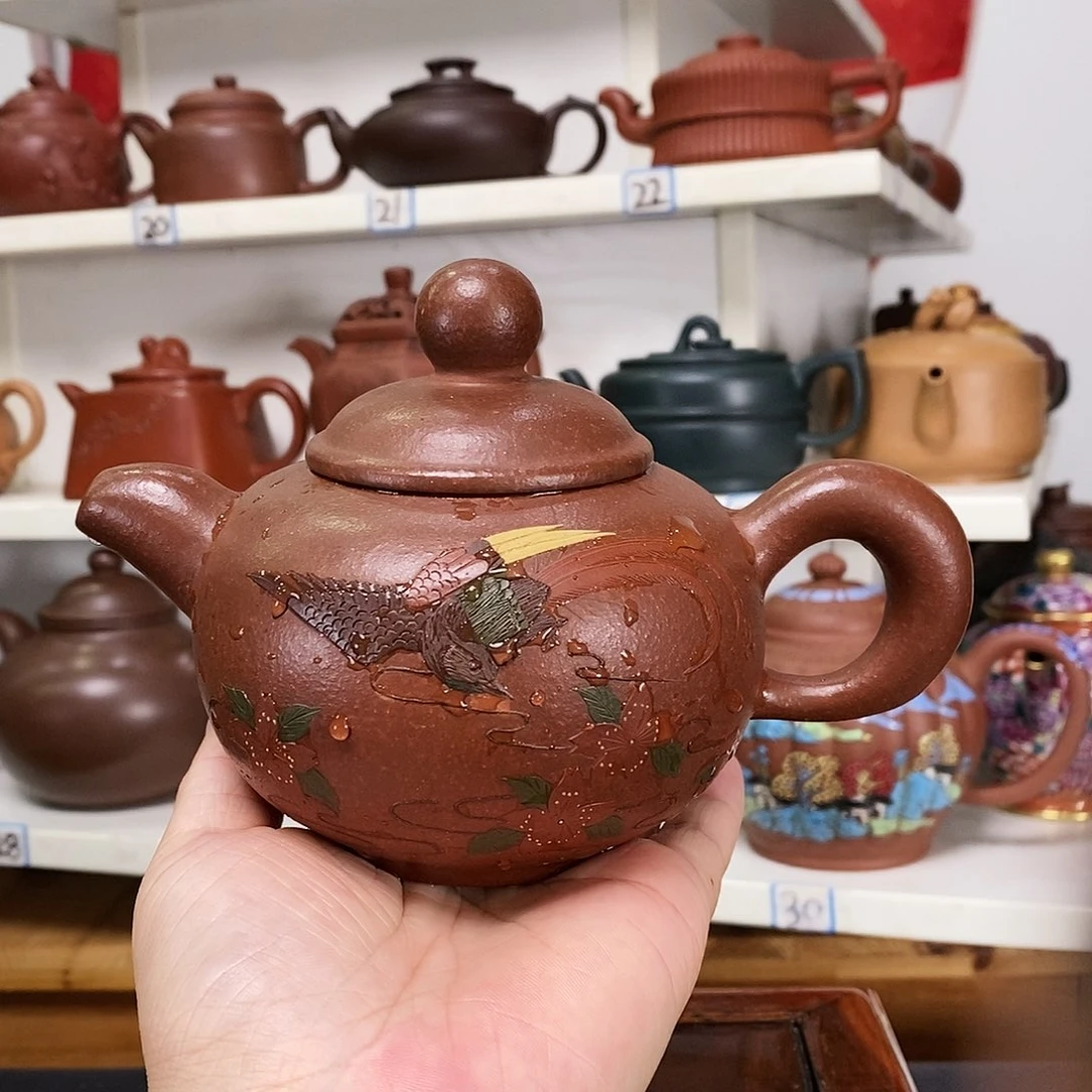 紫砂茶壶全手工制作的