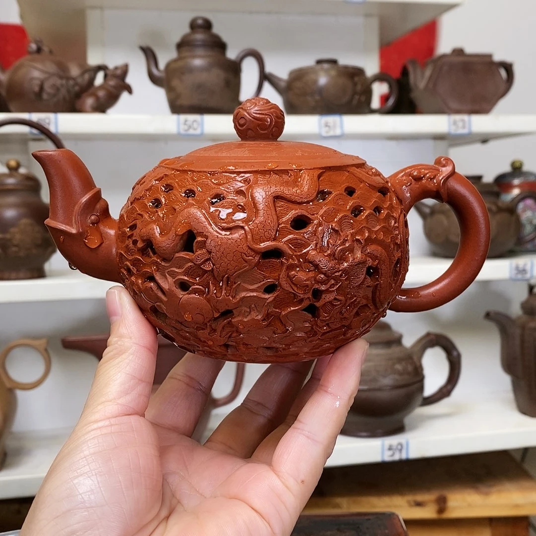 紫砂茶壶全手工制作的