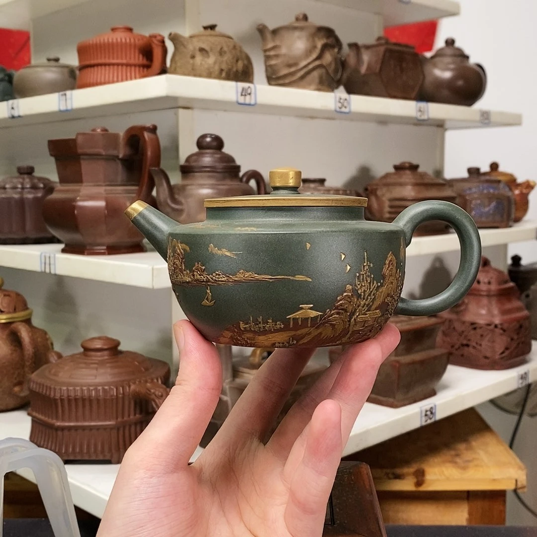 紫砂茶壶泡*?全手工制作