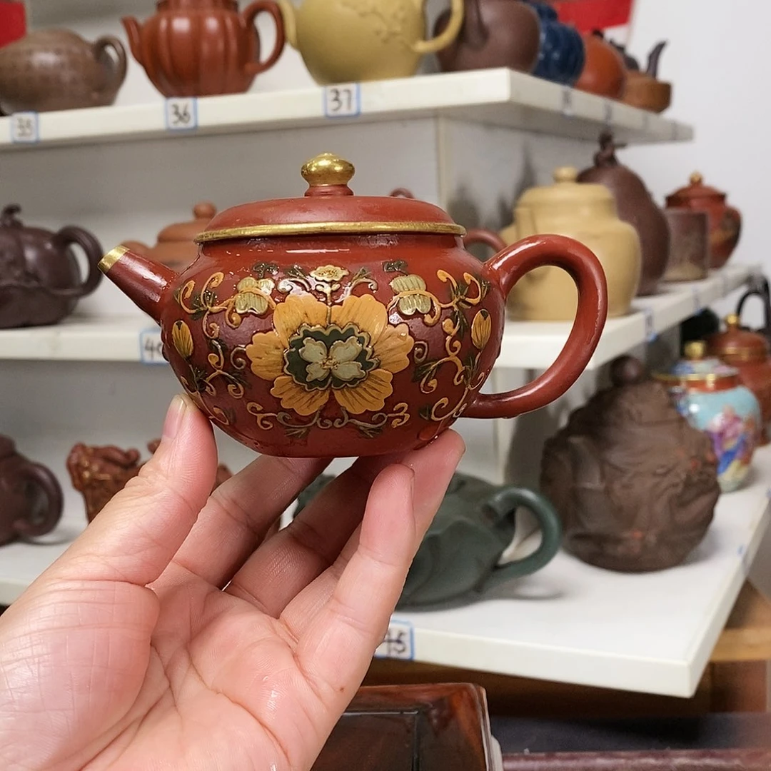 紫砂茶壶全手工制作的