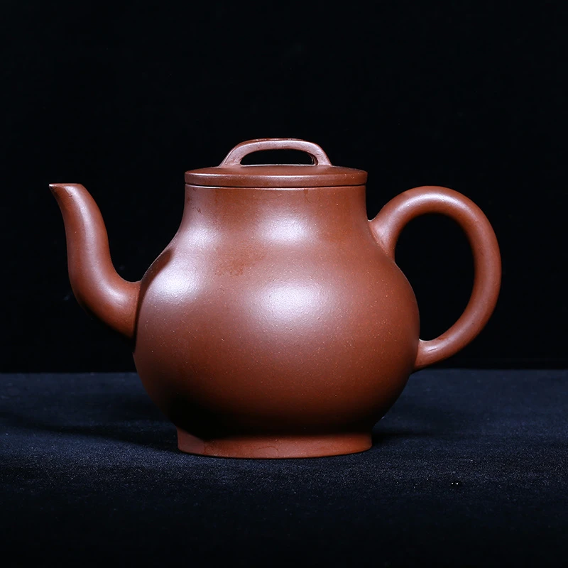 回流老紫砂壶蒋裕泰制底槽清独孔650c大品汉韵壶