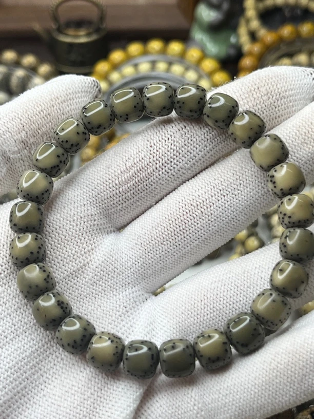 老料墨绿卡9原生态海南星月菩提