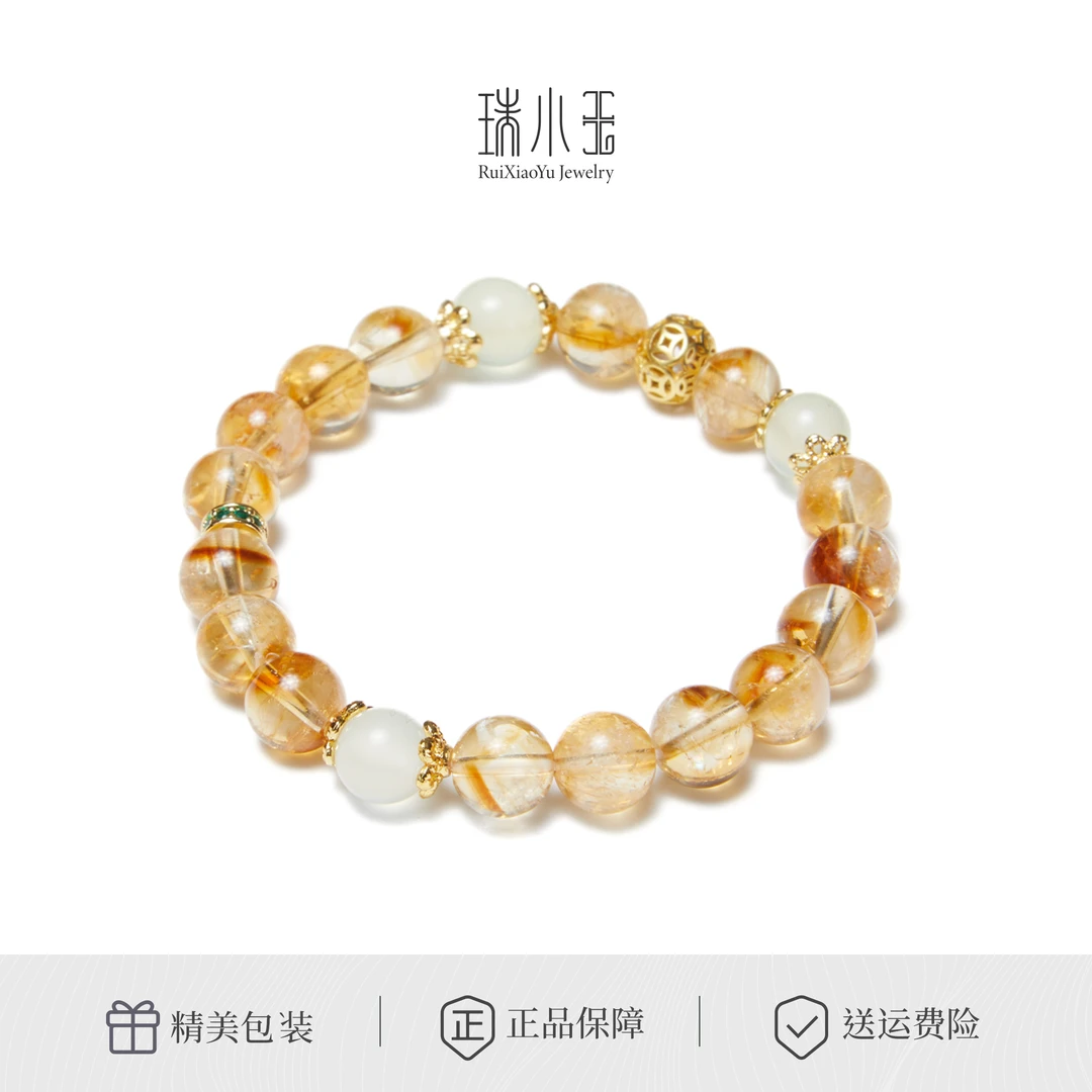 【暴富招财】撞色圆珠手链招财珠串发财手串转运珠礼物20颗原创设计