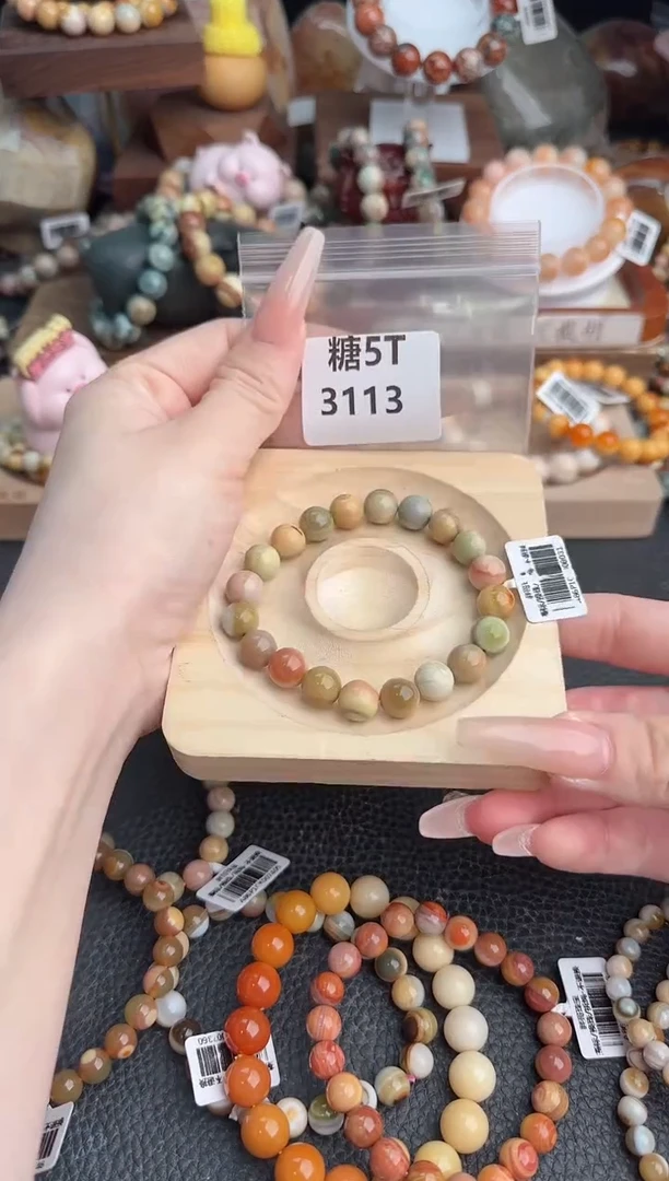 【闪购商品】石英质玉手链未镶嵌5T3113