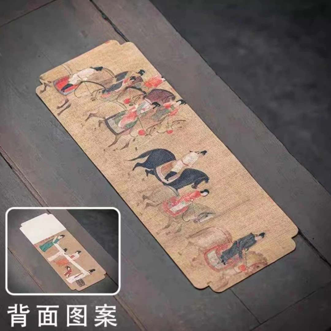 念响 新中式桌旗茶席茶台布艺长条茶几桌布茶桌垫布中国风捣练图