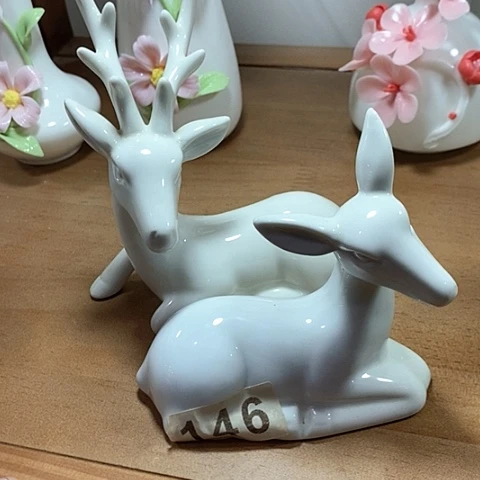 摆件纯手工陶瓷花摆件1