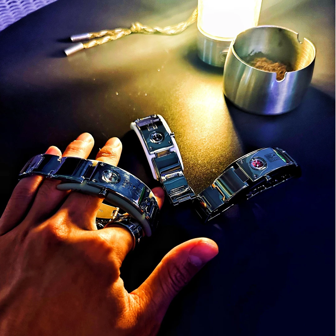 Y2K创作-忍者之光•手镯表带-迷你机芯-ins小众机芯配件