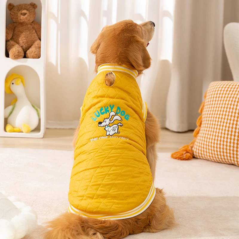 嬉皮狗—保暖马甲秋冬季加厚棉衣中大型犬宠物帅气舒适暖和0224