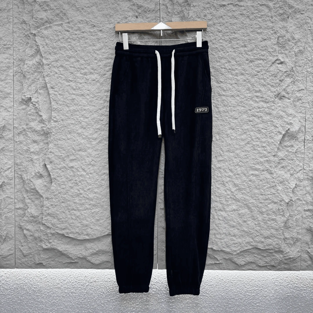 25年春季新款男士休闲裤时尚卫裤百搭长裤加加厚裤子21099