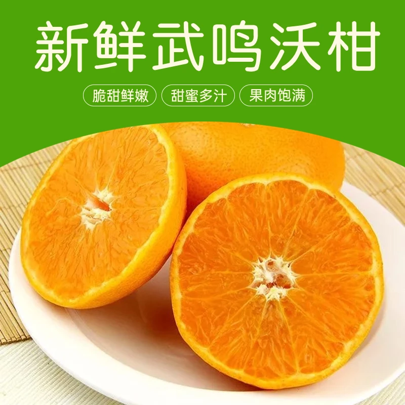 正宗广西武鸣沃柑桔子柑橘香甜皮薄无酸爽口多汁沃柑当季新鲜水果