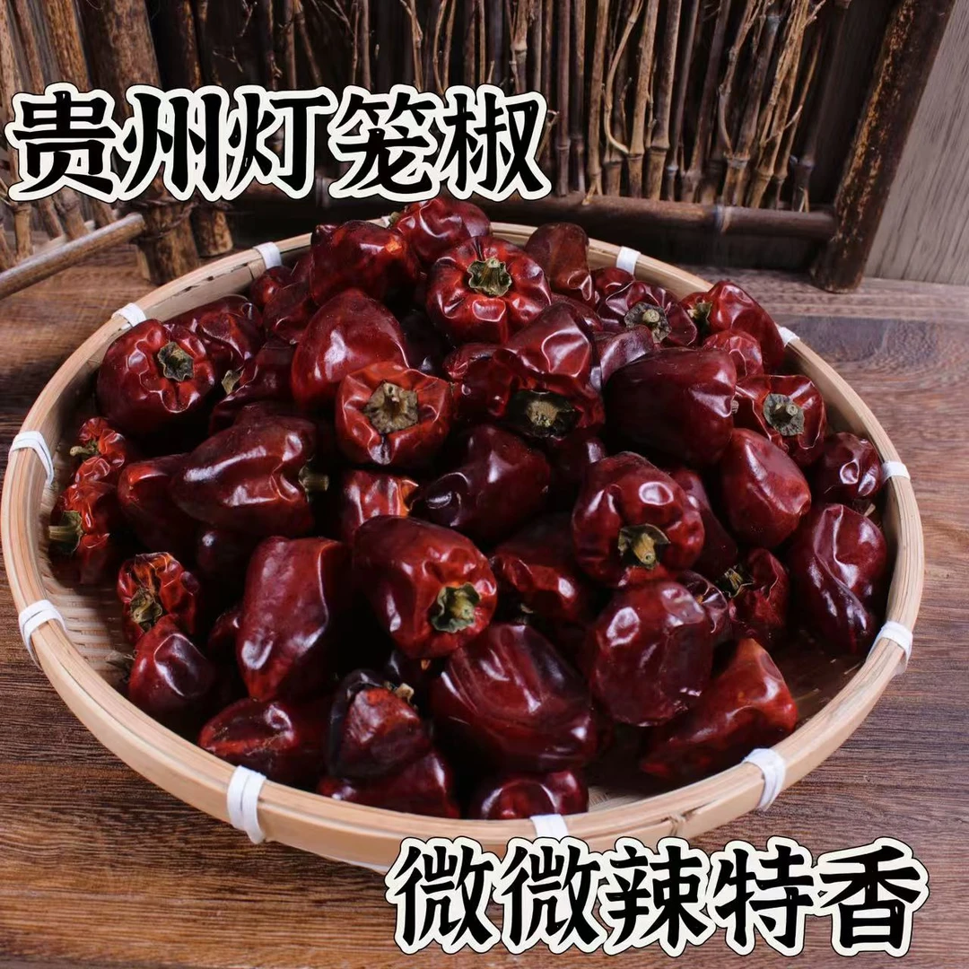 贵州新货特产微微辣特色产品特香灯笼椒贵州干辣椒炒菜