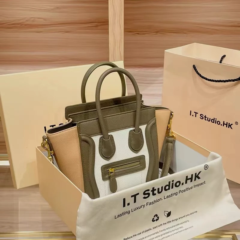 七七定制专属时尚百搭笑脸手提包