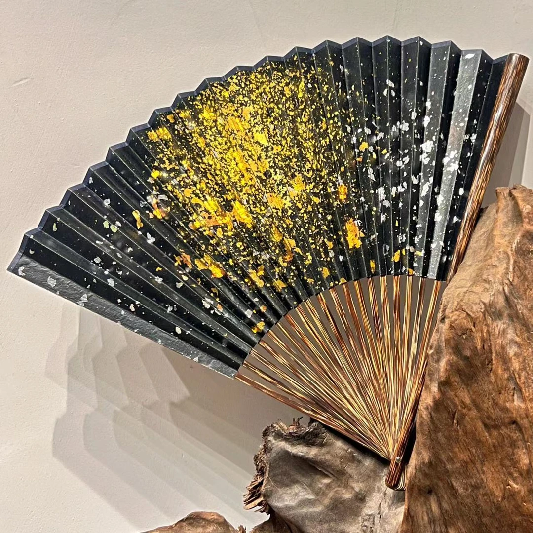 杨德峰手制 全棕竹秋扇  文玩苏扇  默认不粘扇面