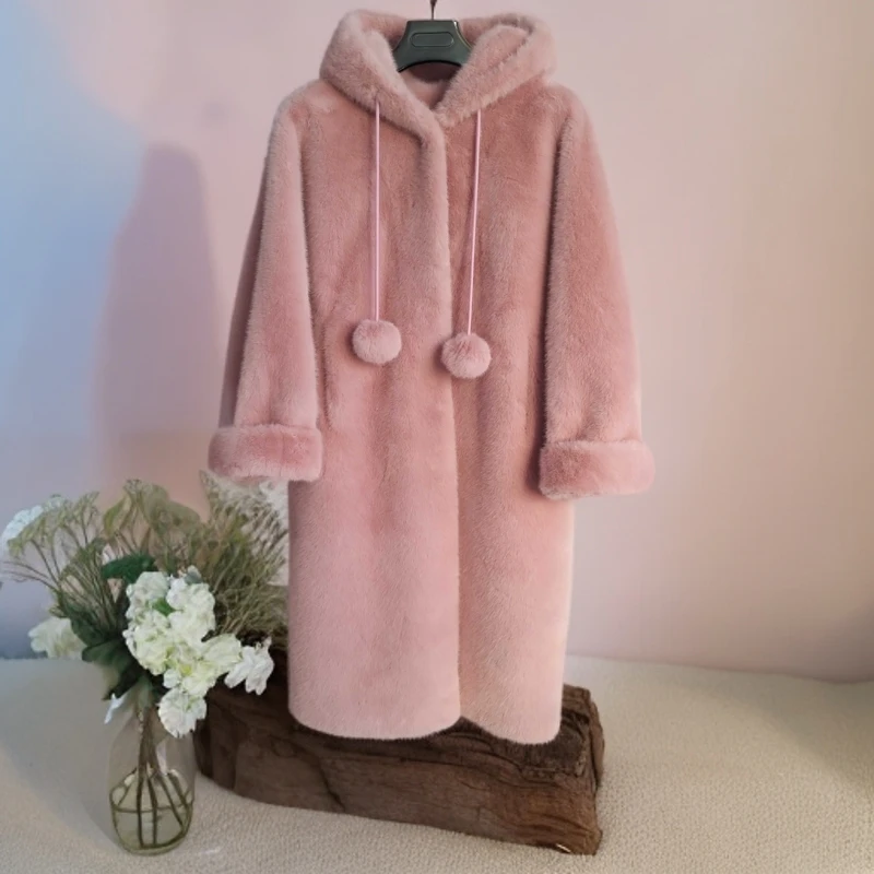 加厚保暖女巫帽连帽大衣秋冬时尚外套