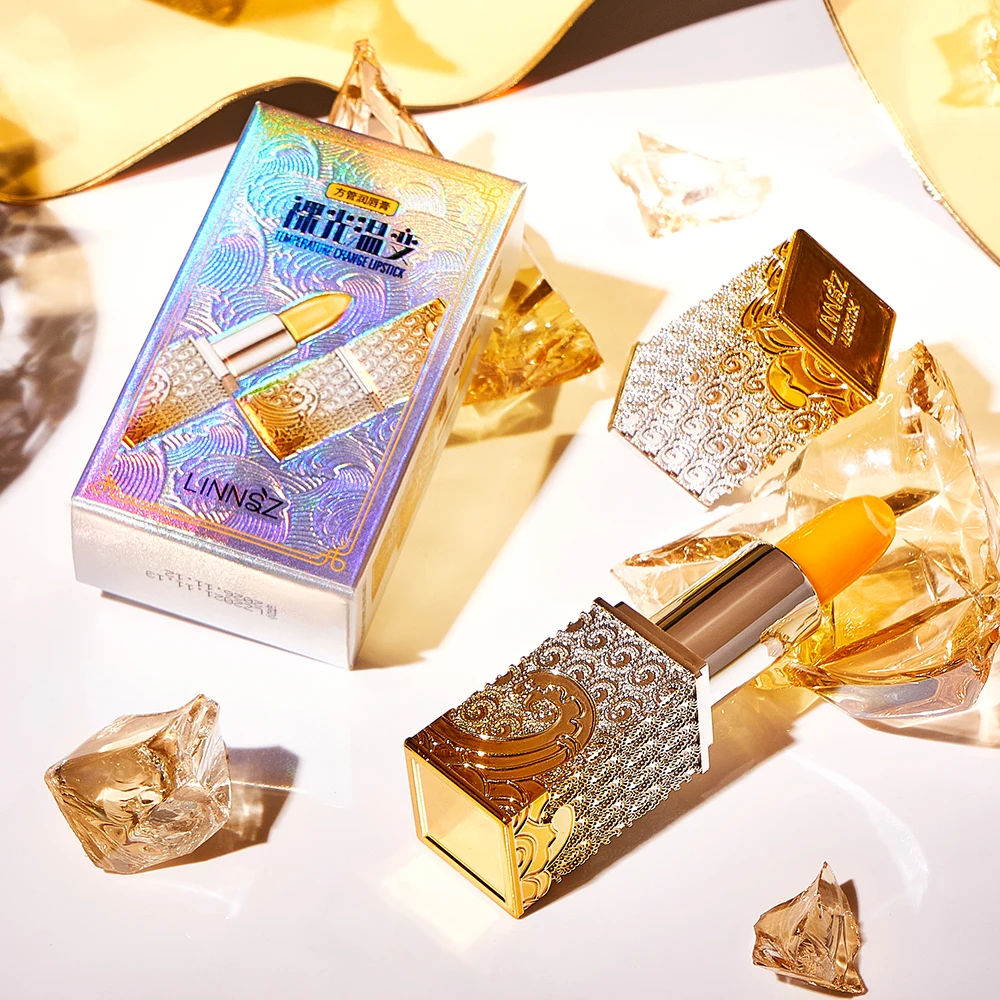 【伍月夫妇专属】琳妆裸光温变方管润唇膏滋润口红QMH