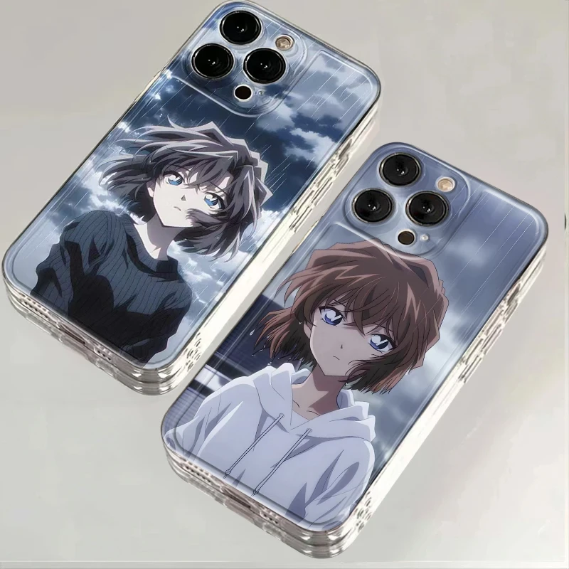 淋雨灰原哀适用苹果16手机壳华为iPhone15/14小米oppo/vivo软壳