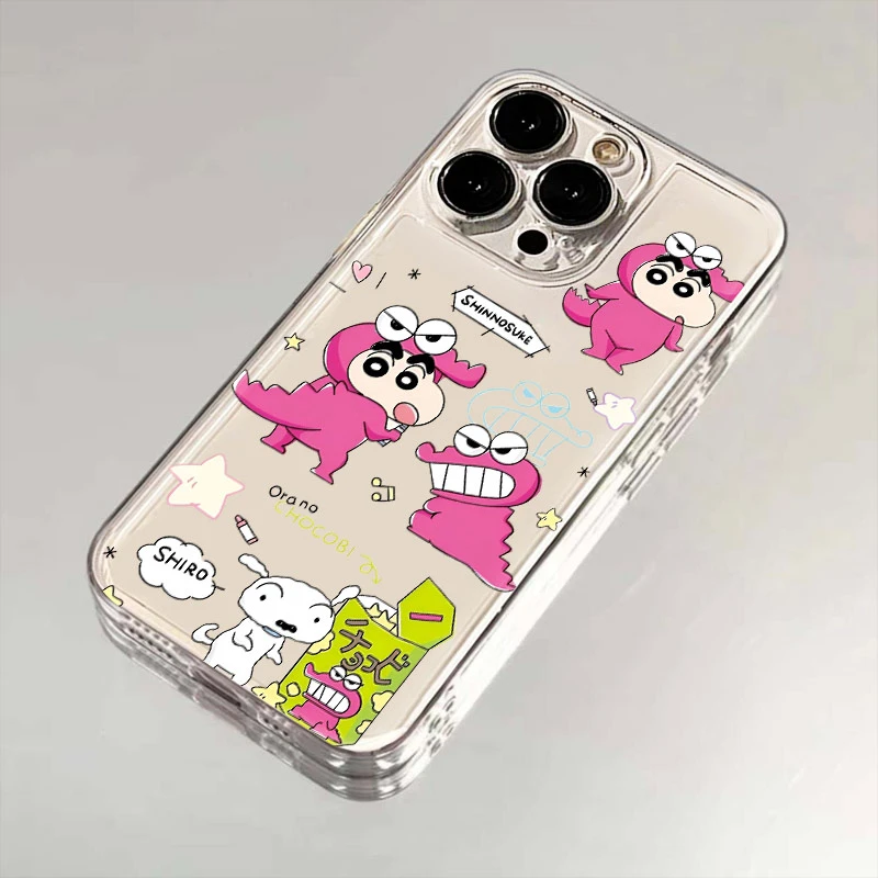 搞怪恐龙小新适用苹果16手机壳华为iPhone15/14小米oppo/vivo软壳