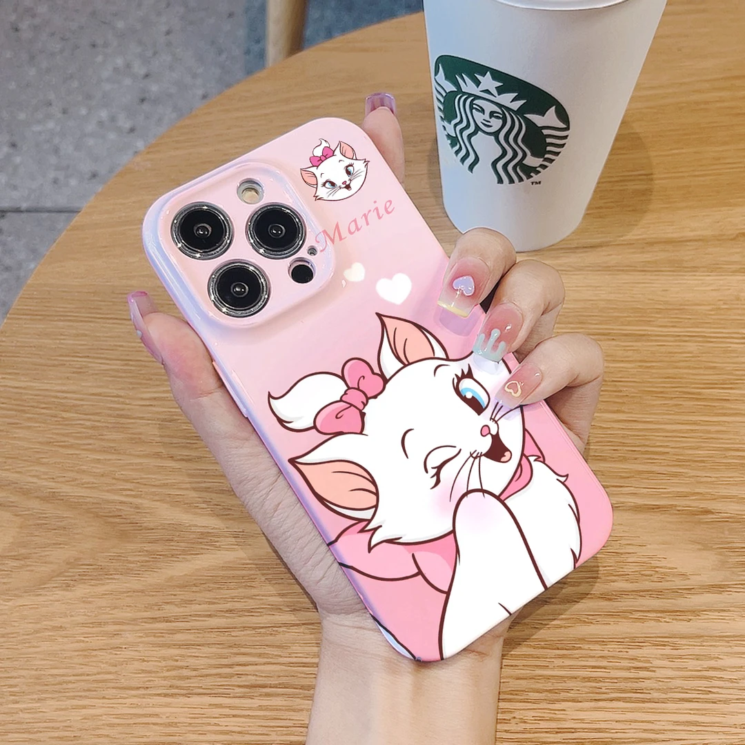 玛丽猫适用苹果15/14pro手机壳华为vivo小米oppo创意高级小众硬13