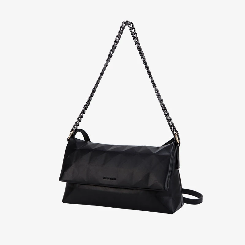 A180小众腋下包包女信封包百搭单肩菱格链条通勤斜挎包M0325