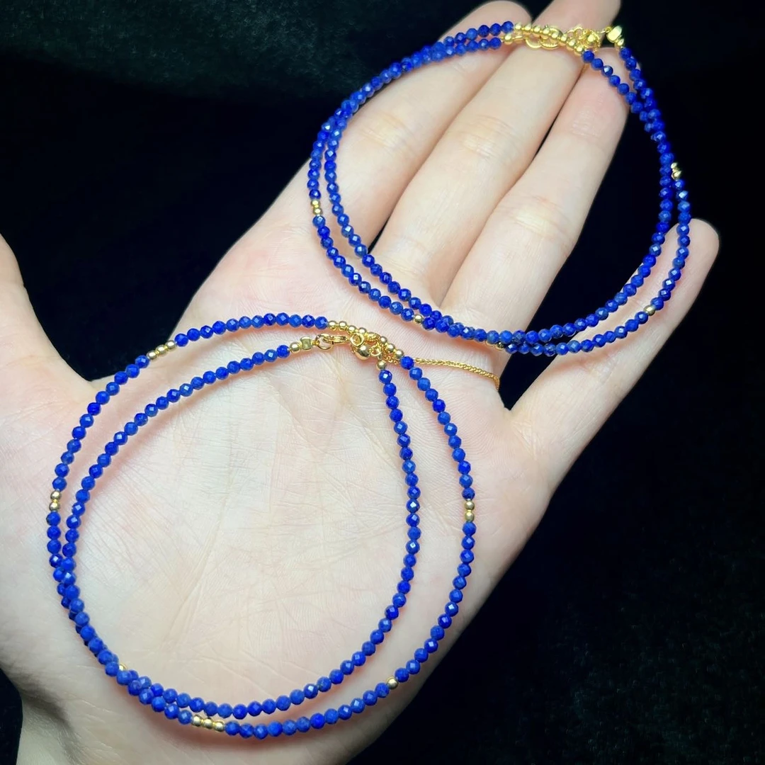 【子选好物】19 ZC8315-青金石DIY项链-多样性发一件-2mm