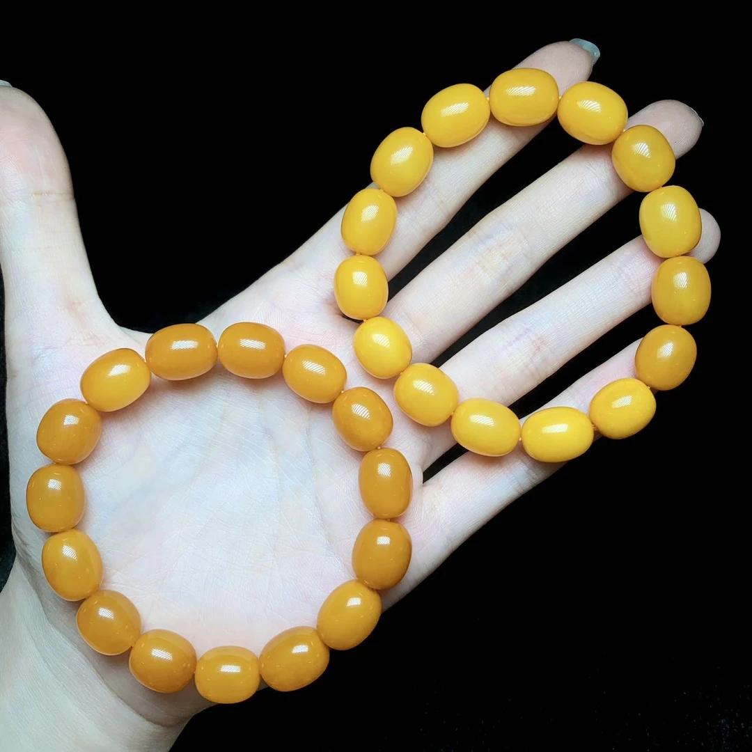 【子选好物】19 ZC64974-蜜蜡单圈手串-多样性发一件-10mm+