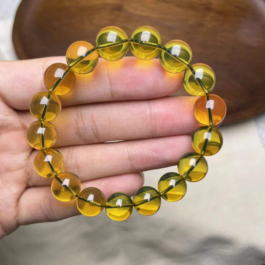 【子选好物】12 ZC5475-琥珀手串-多样性发其一-11mm+