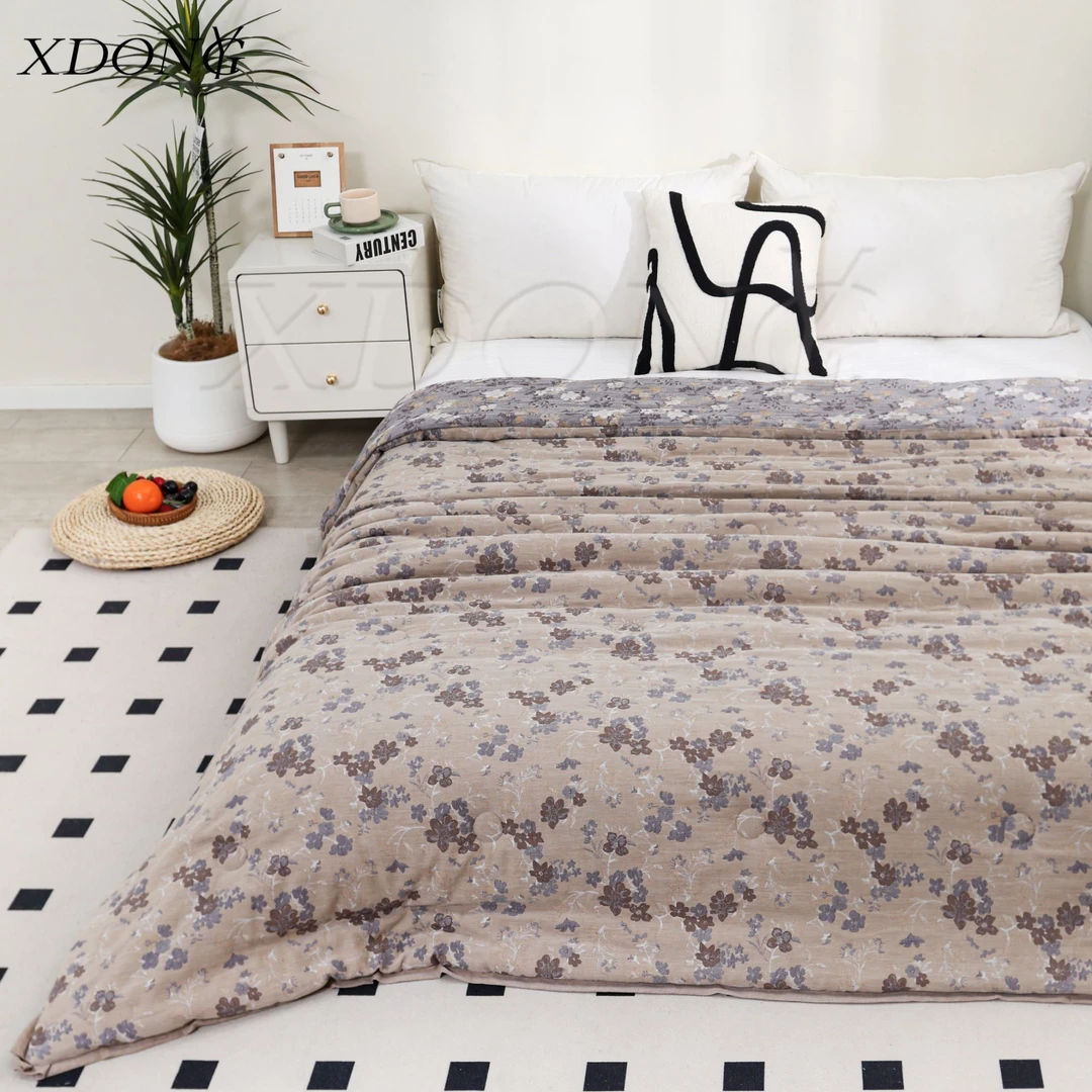 XDONGY（冬云家纺）150*200 火山岩蓄热 木若清尘咖色 保暖被