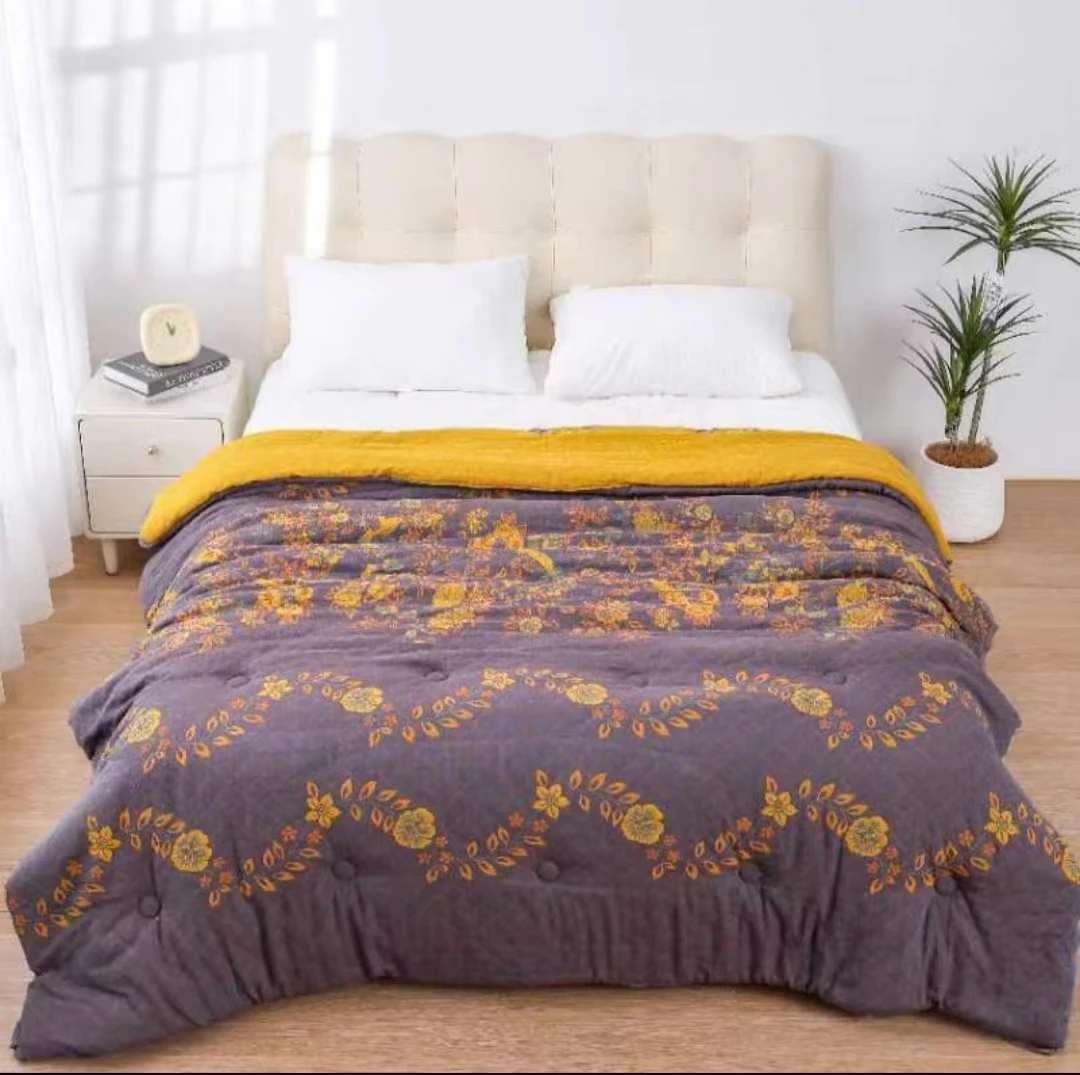 XDONGY（冬云家纺）高端200*230 羊绒蛋白蓄热 鸟语花香 保暖被