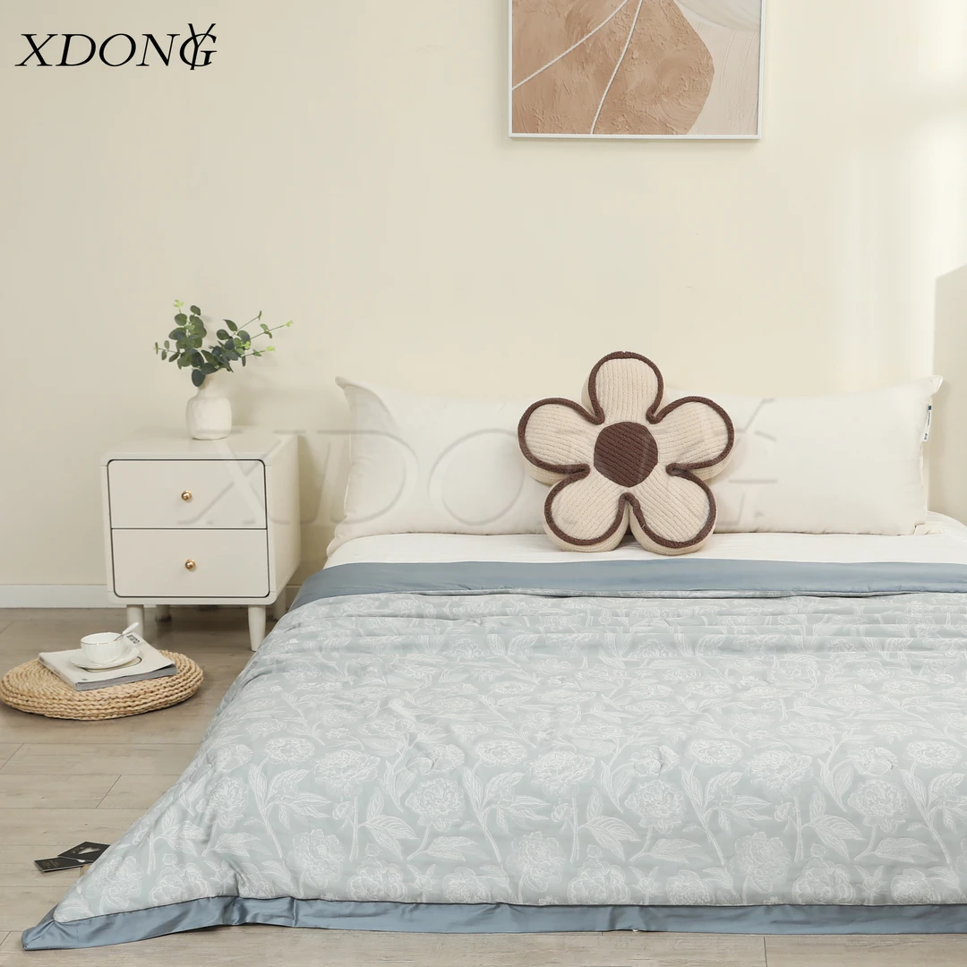 XDONGY（冬云家纺）150*200高奢 温婉蓝色 燕 窝  蛋白夏 被