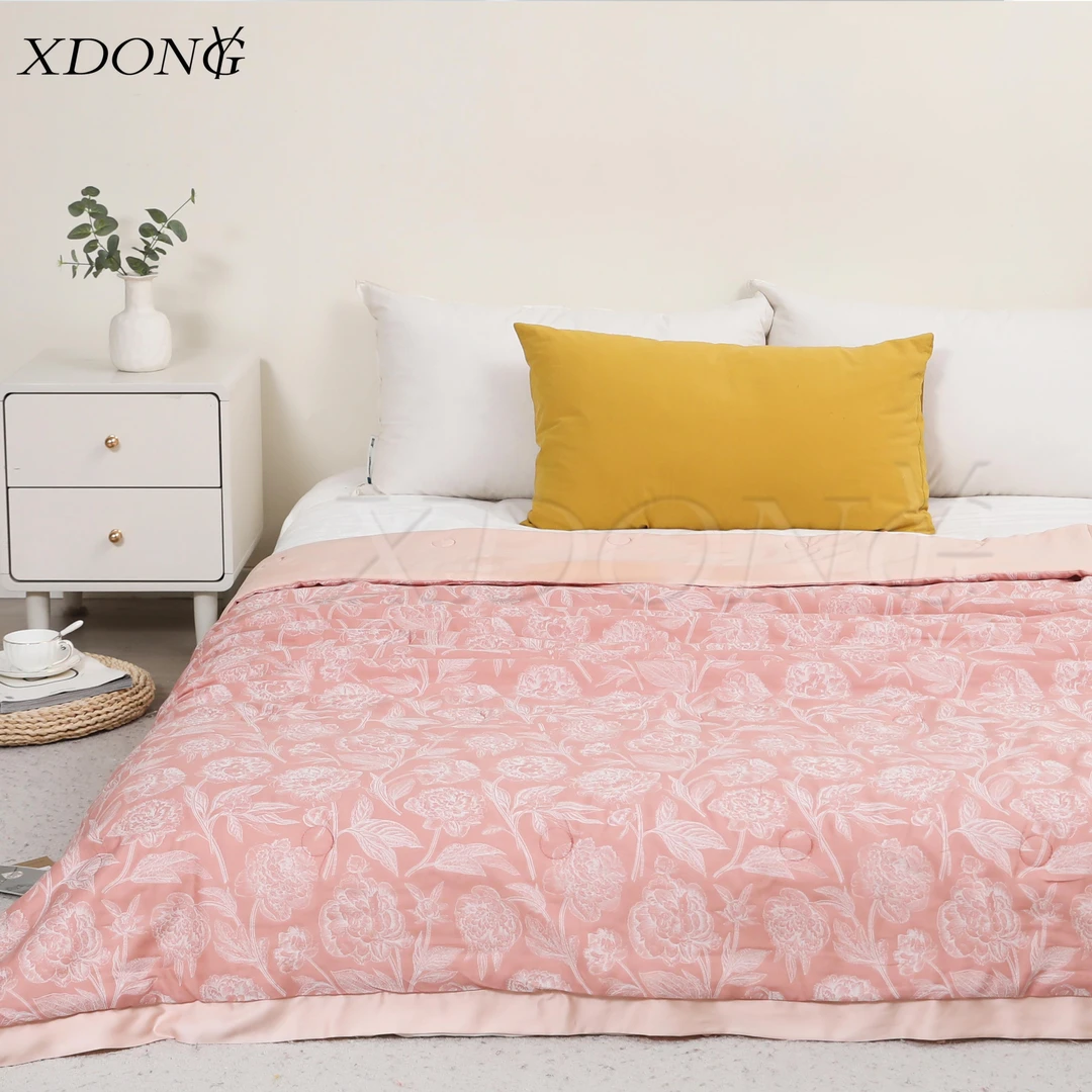 XDONGY（冬云家纺）150*200高奢 温婉粉色 燕 窝  蛋白夏被