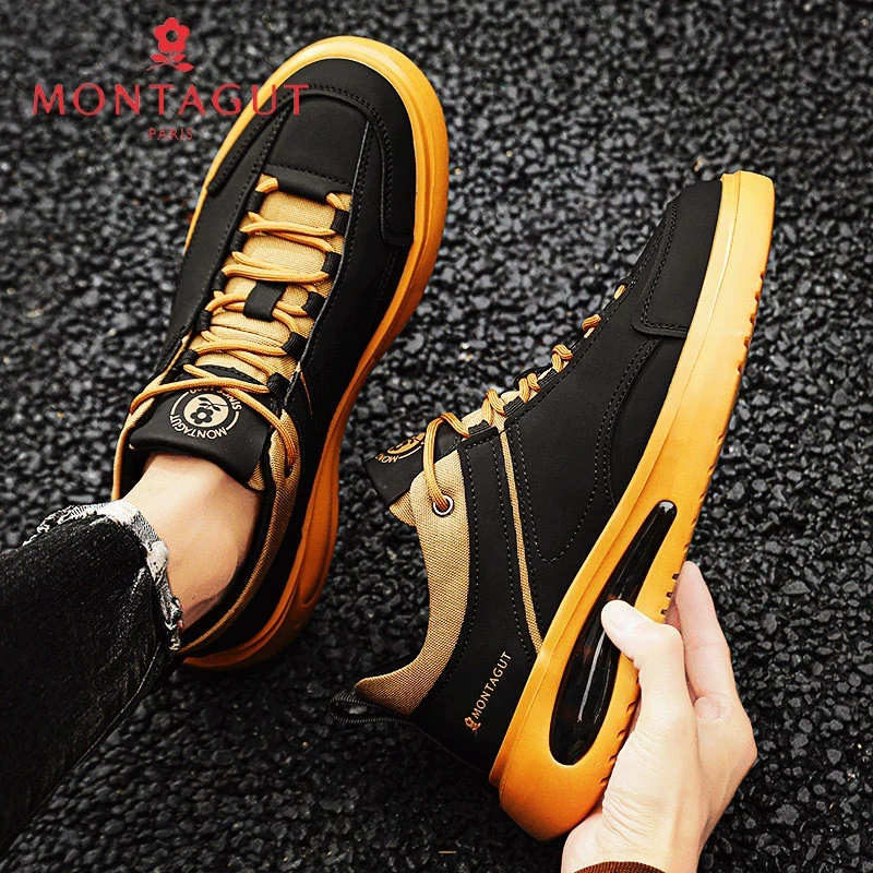 梦特娇休闲板鞋男鞋冬季2025新款高级感网红爆款运动鞋子男士潮鞋