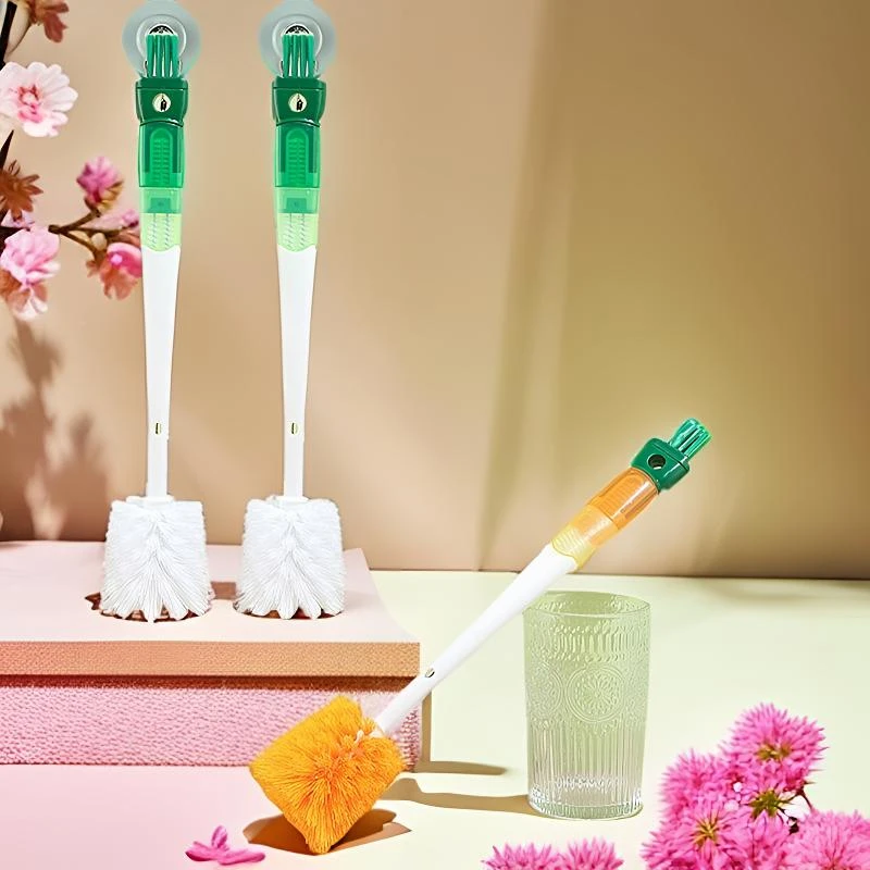 五合一多功能杯刷家用保温杯清洗吸管刷杯口洗刷长柄热水壶刷洗杯