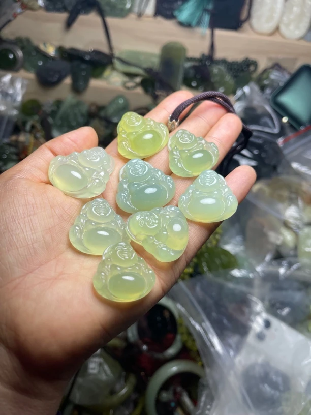 天然玉石佛公一个多样性发货