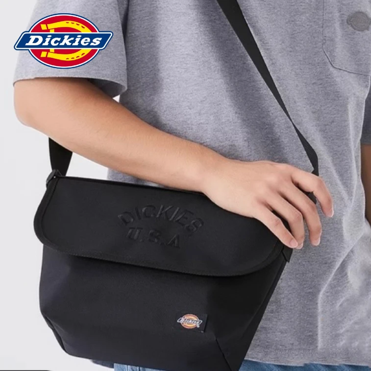 Dickies 新品单肩斜跨大容量邮差包 机能风防泼水通勤包复古运动