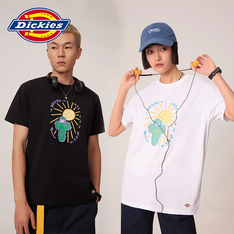 Dickies23春夏新款LOGO印花出游情侣短袖快干舒适短袖T恤DK011553