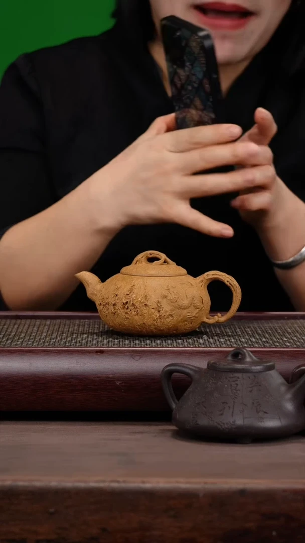 【闪购商品】紫砂茶壶全手工游龙供春壶