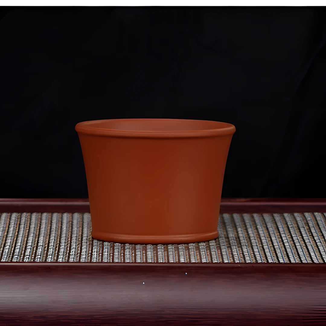 宜兴原矿紫砂壶 原矿朱泥主人杯满容100cc 零添加手制